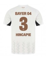 Moške Nogometnih dresov Bayer Leverkusen Piero Hincapie #3 Gostujoči 2024-25 Kratki rokavi